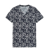 Rockcity T-Shirt V-Neck | Dark Grey Print 402965-P284